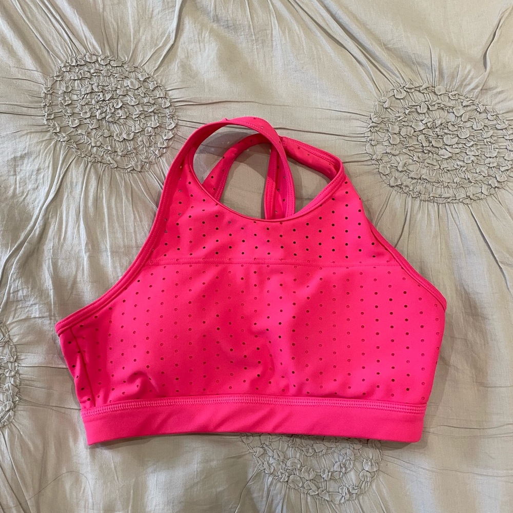buffbunny pink sports bra